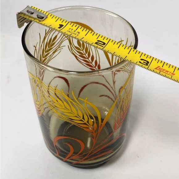 Vintage Ombré wheat juice glasses - Picture 4 of 4